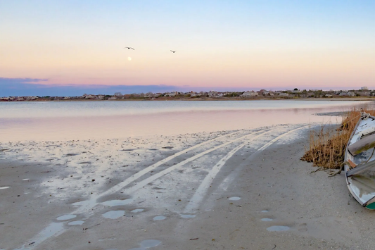 Nantucket Winter Moonrise